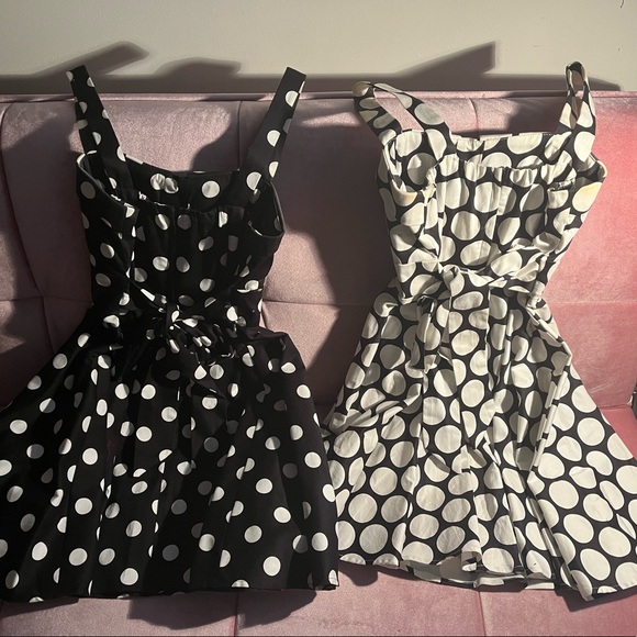 Size small. Polka dot Puffy dresses - Picture 2 of 3